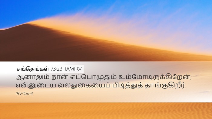 சங்கீதங்கள் 73:23 TAMIRV Bible Verse Image