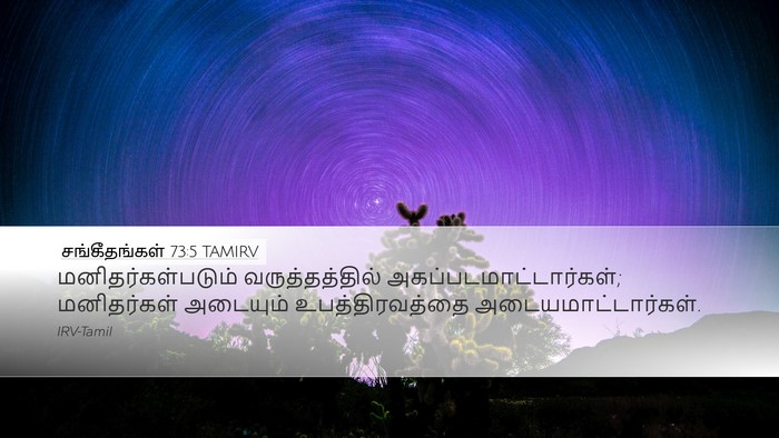 சங்கீதங்கள் 73:5 TAMIRV Bible Verse Image