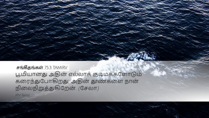 சங்கீதங்கள் 75:3 TAMIRV Bible Verse Image