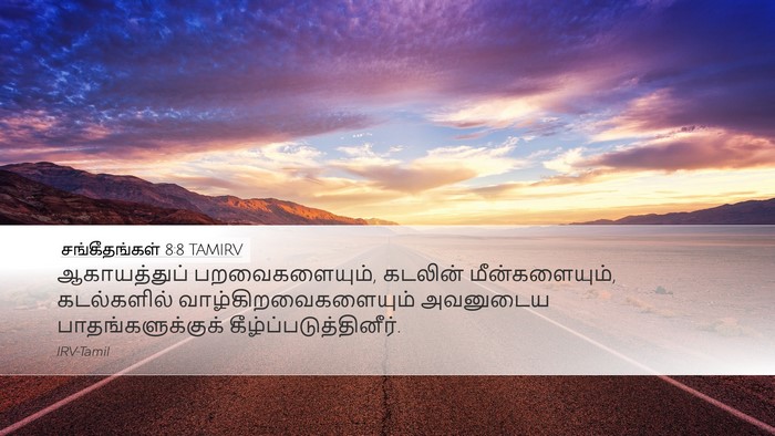 சங்கீதங்கள் 8:8 TAMIRV Bible Verse Image