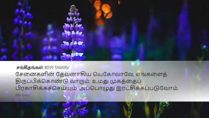 சங்கீதங்கள் 80:19 TAMIRV Bible Verse Image