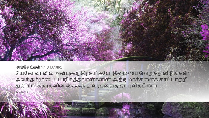 சங்கீதங்கள் 97:10 TAMIRV Bible Verse Image