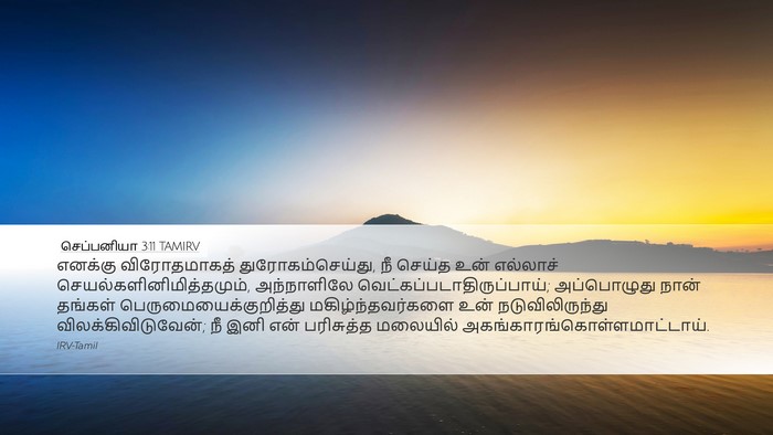 செப்பனியா 3:11 TAMIRV Bible Verse Image