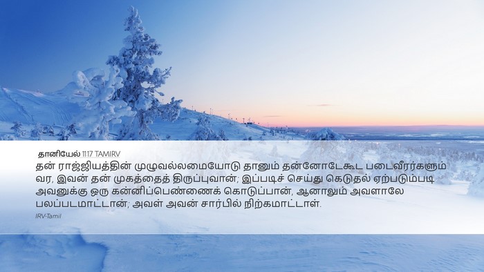 தானியேல் 11:17 TAMIRV Desktop Wallpaper - தன் ராஜ்ஜியத்தின் - Desktop Bible Verse Wallpaper