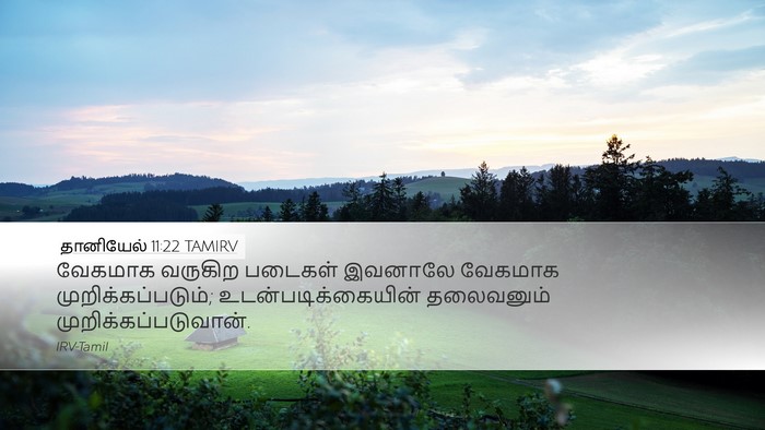 தானியேல் 11:22 TAMIRV Bible Verse Image