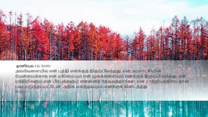 தானியேல் 4:36 TAMIRV Bible Verse Image