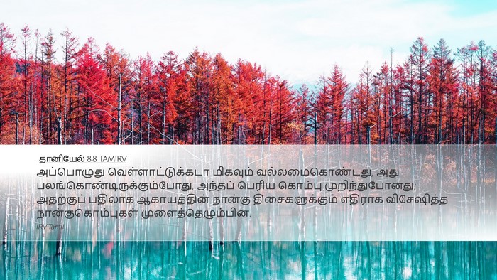தானியேல் 8:8 TAMIRV Bible Verse Image