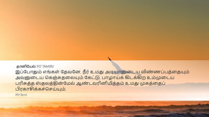 தானியேல் 9:17 TAMIRV Bible Verse Image