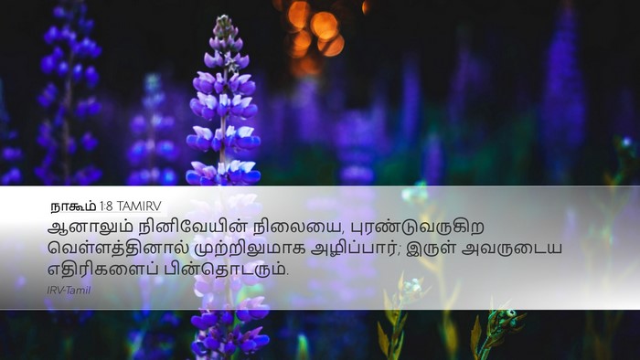 நாகூம் 1:8 TAMIRV Bible Verse Image