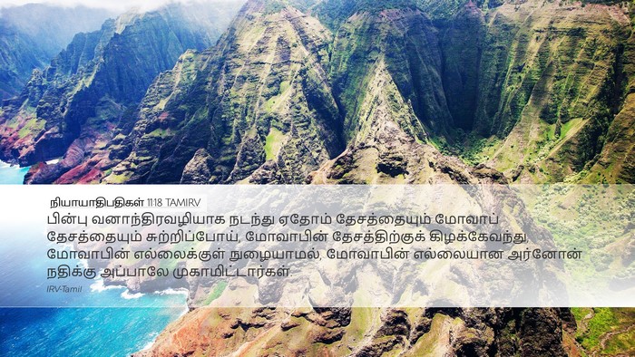 நியாயாதிபதிகள் 11:18 TAMIRV Bible Verse Image
