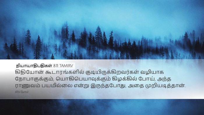 நியாயாதிபதிகள் 8:11 TAMIRV Desktop Wallpaper - கிதியோன் - Desktop Bible Verse Wallpaper
