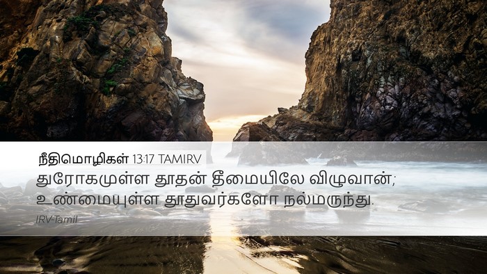 நீதிமொழிகள் 13:17 TAMIRV Bible Verse Image