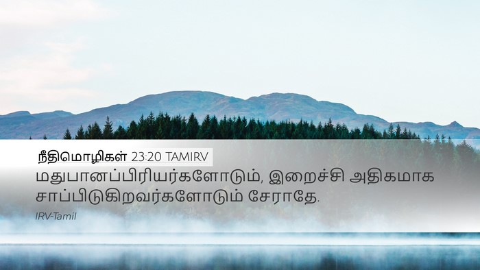 நீதிமொழிகள் 23:20 TAMIRV Bible Verse Image