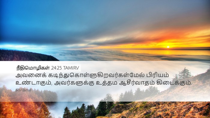 நீதிமொழிகள் 24:25 TAMIRV Bible Verse Image