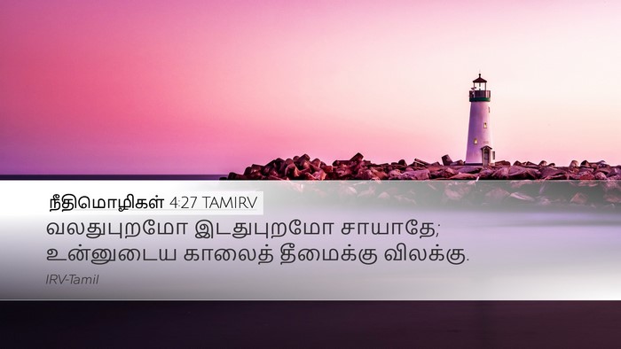 நீதிமொழிகள் 4:27 TAMIRV Bible Verse Image