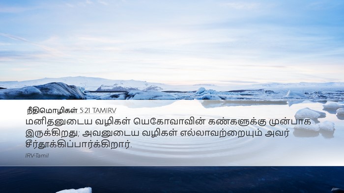 நீதிமொழிகள் 5:21 TAMIRV Bible Verse Image