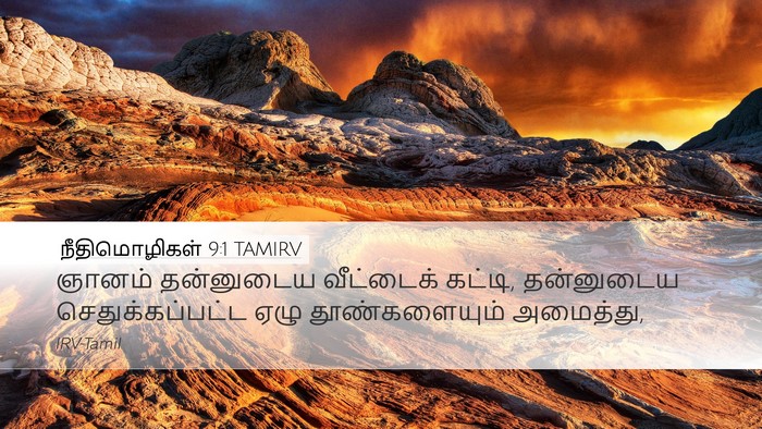 நீதிமொழிகள் 9:1 TAMIRV Bible Verse Image