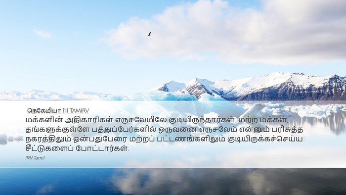 நெகேமியா 11:1 TAMIRV Bible Verse Image