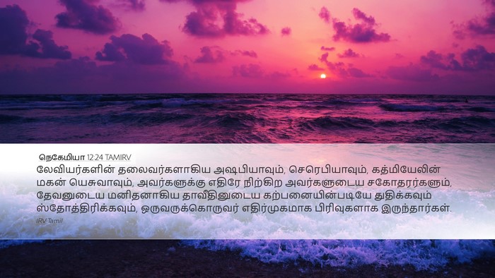 நெகேமியா 12:24 TAMIRV Bible Verse Image