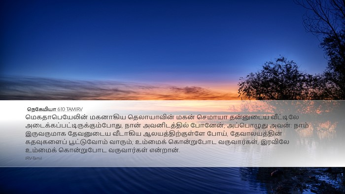 நெகேமியா 6:10 TAMIRV Bible Verse Image