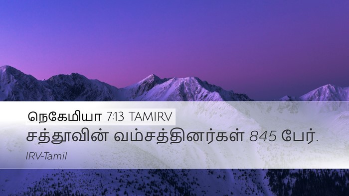 நெகேமியா 7:13 TAMIRV Desktop Wallpaper - சத்தூவின் - Desktop Bible Verse Wallpaper