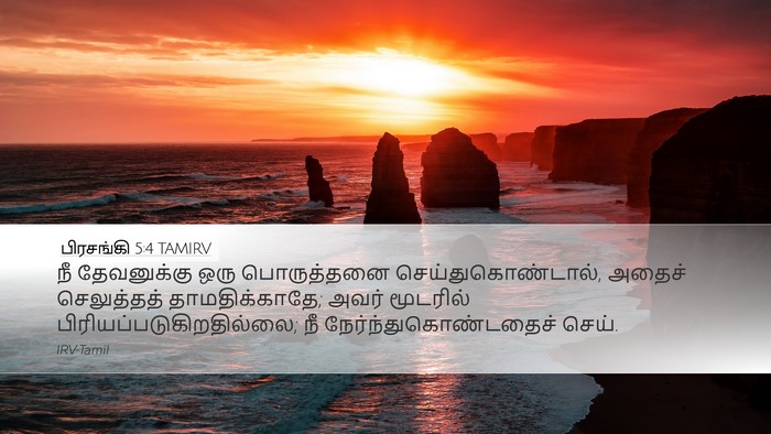 பிரசங்கி 5:4 TAMIRV Bible Verse Image