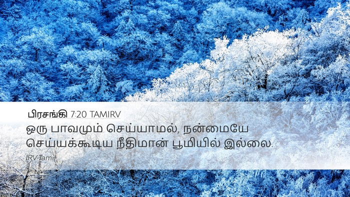 பிரசங்கி 7:20 TAMIRV Bible Verse Image