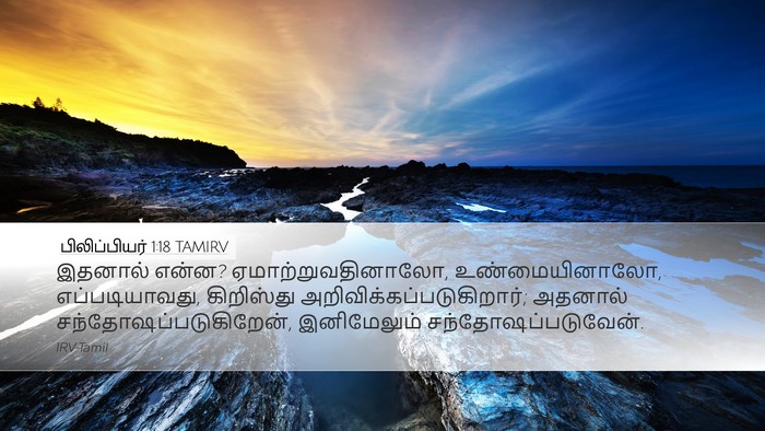 பிலிப்பியர் 1:18 TAMIRV Bible Verse Image