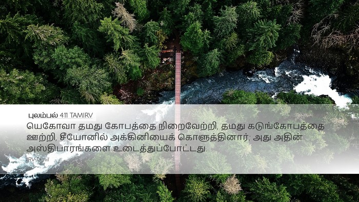 புலம்பல் 4:11 TAMIRV Bible Verse Image