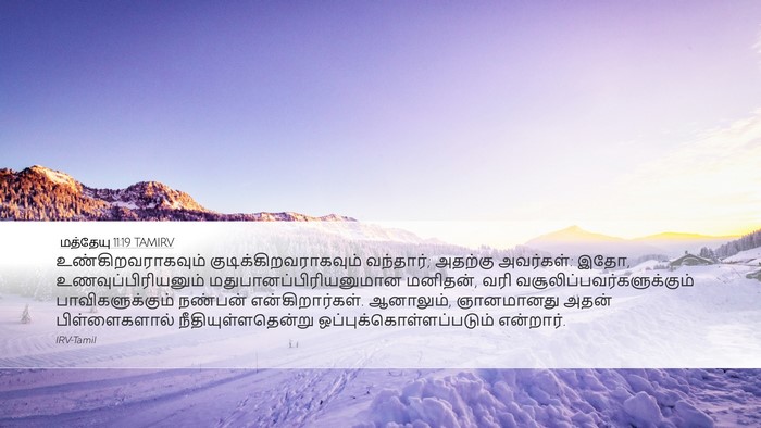 மத்தேயு 11:19 TAMIRV Bible Verse Image
