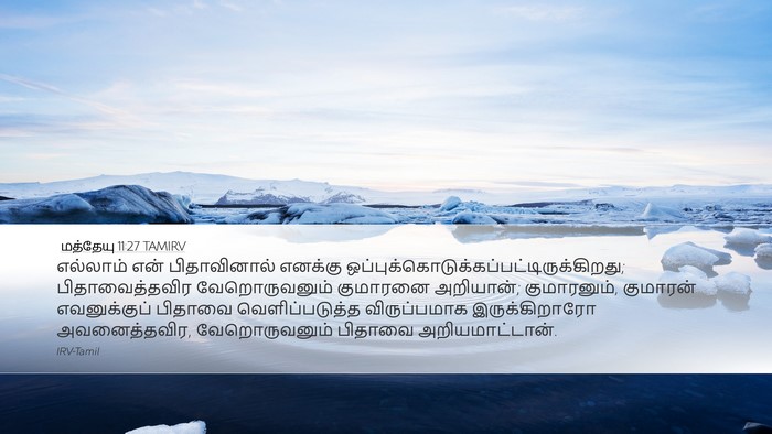 மத்தேயு 11:27 TAMIRV Bible Verse Image