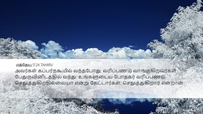 மத்தேயு 17:24 TAMIRV Bible Verse Image