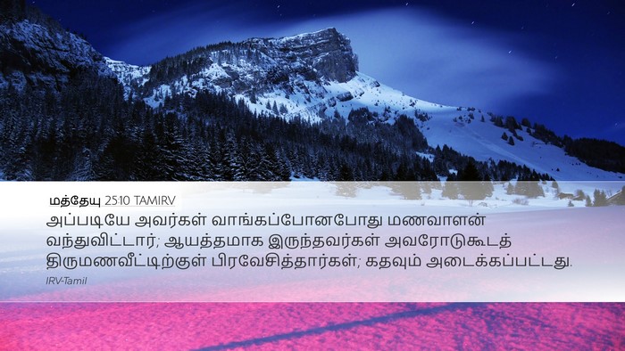 மத்தேயு 25:10 TAMIRV Bible Verse Image