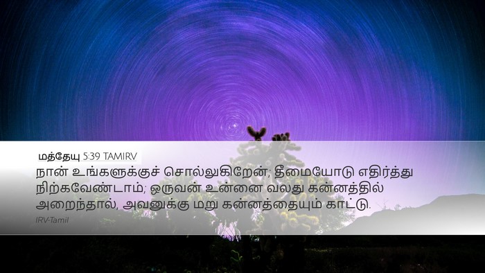 மத்தேயு 5:39 TAMIRV Bible Verse Image