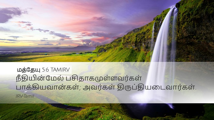 மத்தேயு 5:6 TAMIRV Bible Verse Image