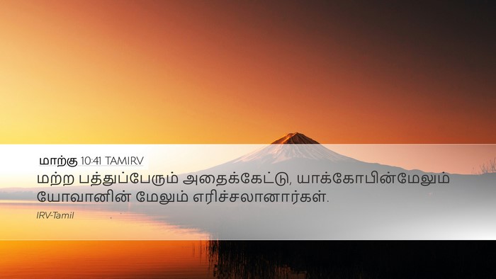 மாற்கு 10:41 TAMIRV Bible Verse Image