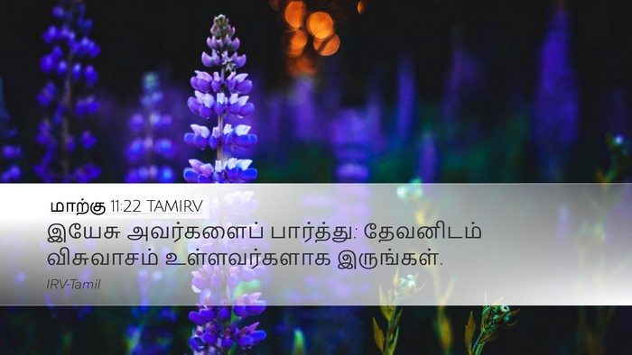 மாற்கு 11:22 TAMIRV Bible Verse Image