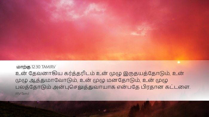 மாற்கு 12:30 TAMIRV Bible Verse Image