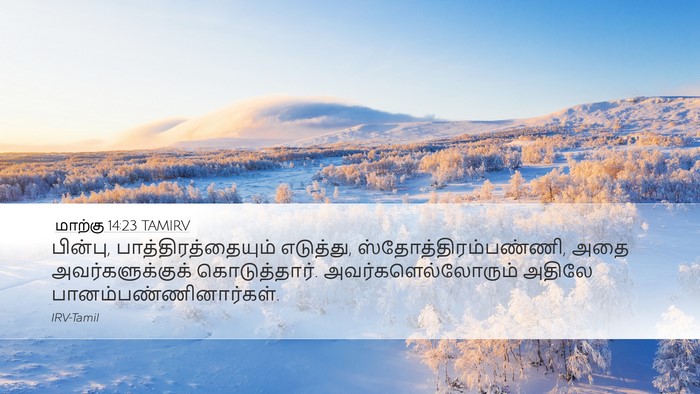 மாற்கு 14:23 TAMIRV Bible Verse Image