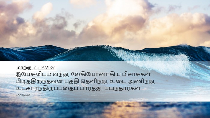 மாற்கு 5:15 TAMIRV Bible Verse Image