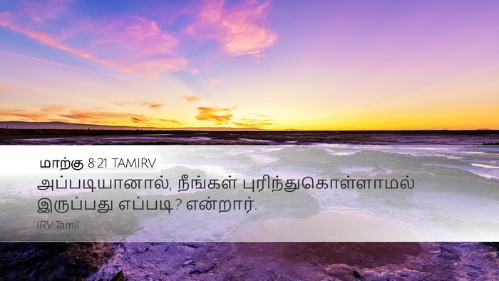 மாற்கு 8:21 TAMIRV Bible Verse Image