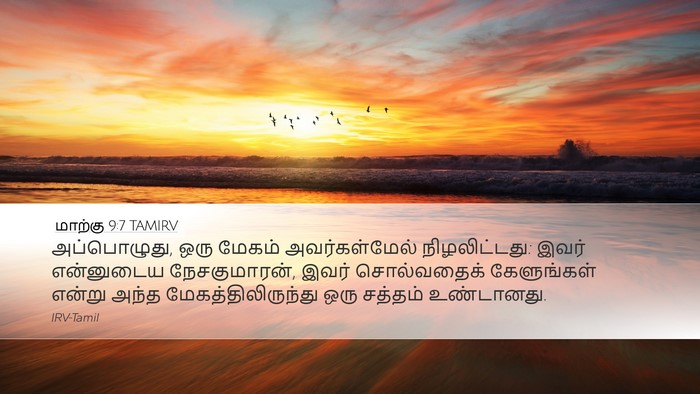 மாற்கு 9:7 TAMIRV Bible Verse Image