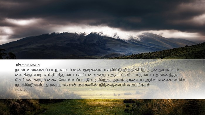மீகா 6:16 TAMIRV Bible Verse Image