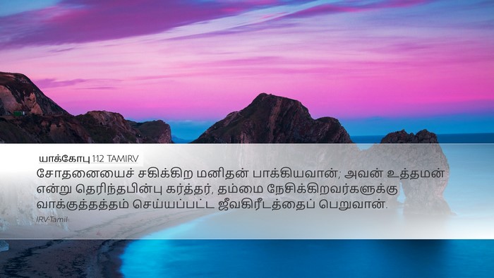 யாக்கோபு 1:12 TAMIRV Bible Verse Image