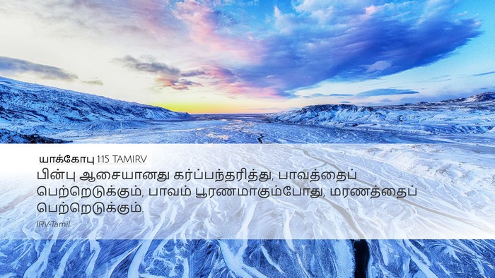 யாக்கோபு 1:15 TAMIRV Bible Verse Image