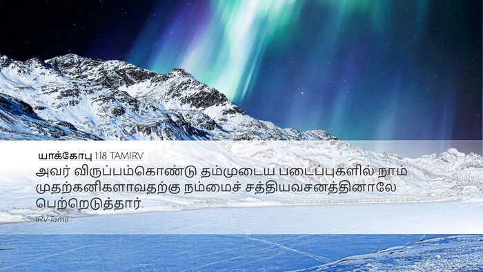யாக்கோபு 1:18 TAMIRV Bible Verse Image
