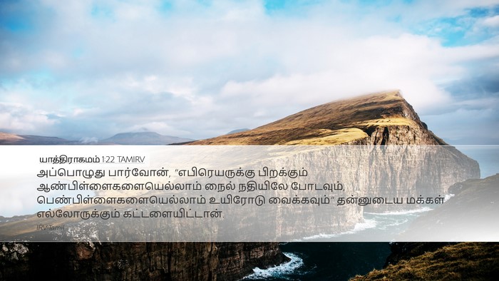 யாத்திராகமம் 1:22 TAMIRV Bible Verse Image
