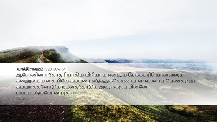 யாத்திராகமம் 15:20 TAMIRV Bible Verse Image