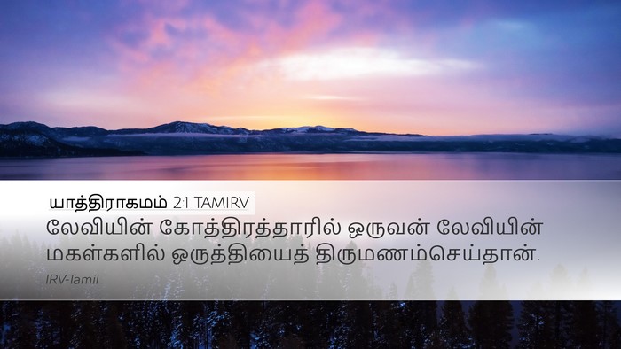 யாத்திராகமம் 2:1 TAMIRV Desktop Wallpaper - லேவியின் - Desktop Bible Verse Wallpaper