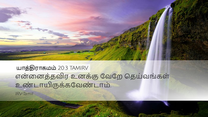 யாத்திராகமம் 20:3 TAMIRV Bible Verse Image